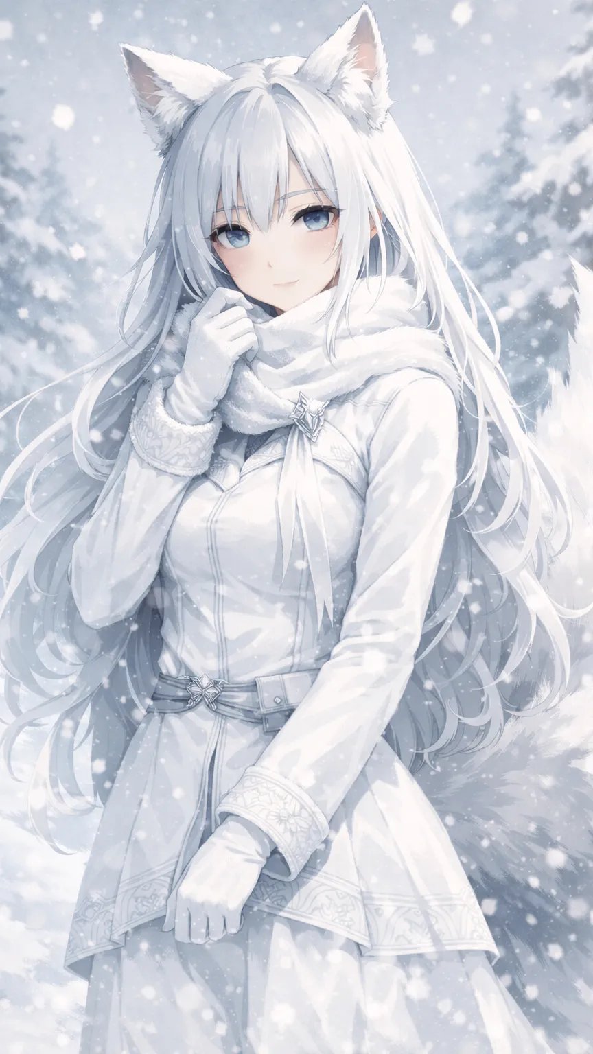 ai character: Kaelira Frostveil background