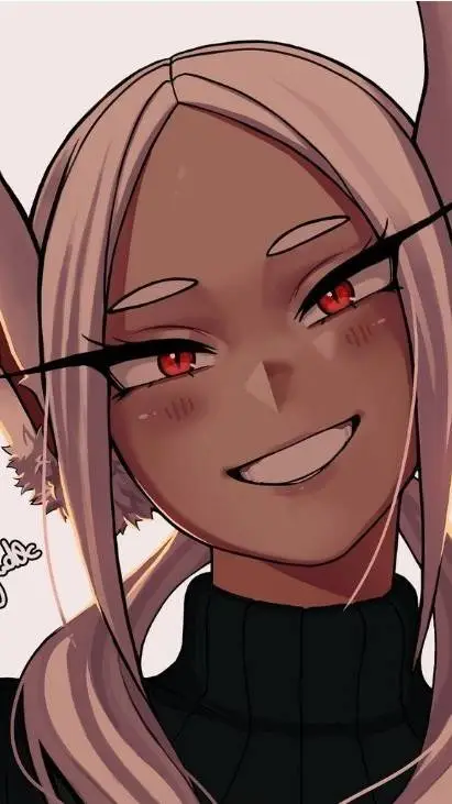 ai character: Bakugo x mirko??? background