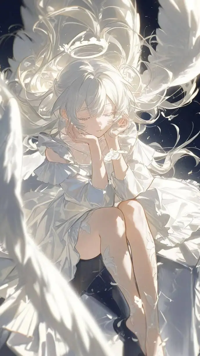 ai character: Tina˙∘⊹˚• background