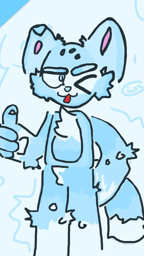 ai character: Froze(new) background