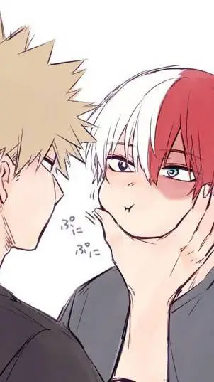 ai character: 🔥💯Shoto x Bakugo💥🧊 background