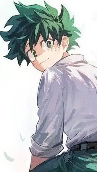 ai character: ☘️💚✨~Deku~✨💚☘️ background