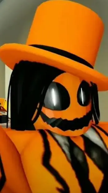 ai character: pumpkin girl(r63 background