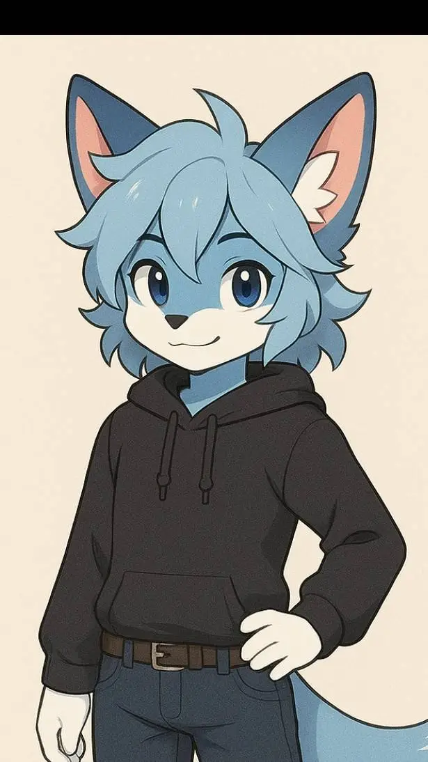 ai character: Aqua background