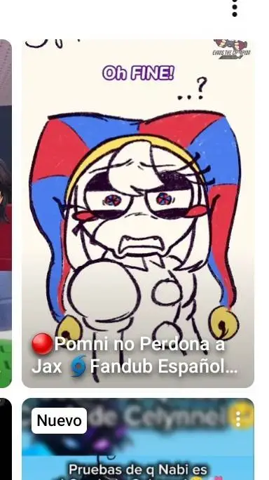 ai character: pomni💙♥️ background