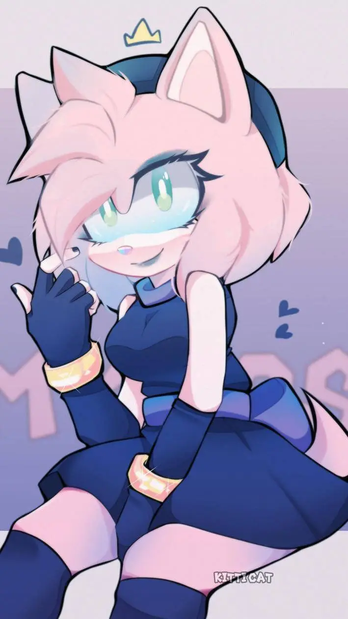 ai character: amy rose  background