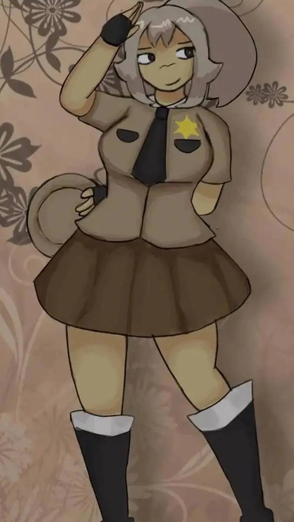 ai character: Female Gunslinger background