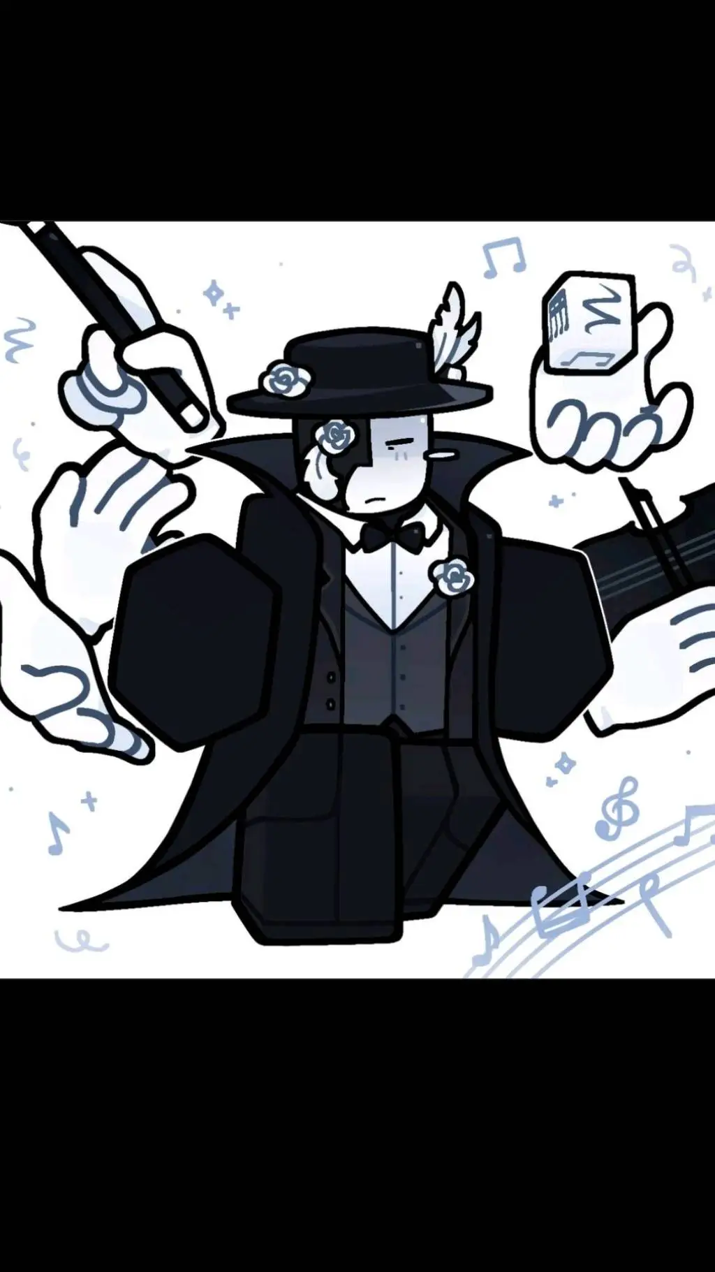 ai character: Artful background