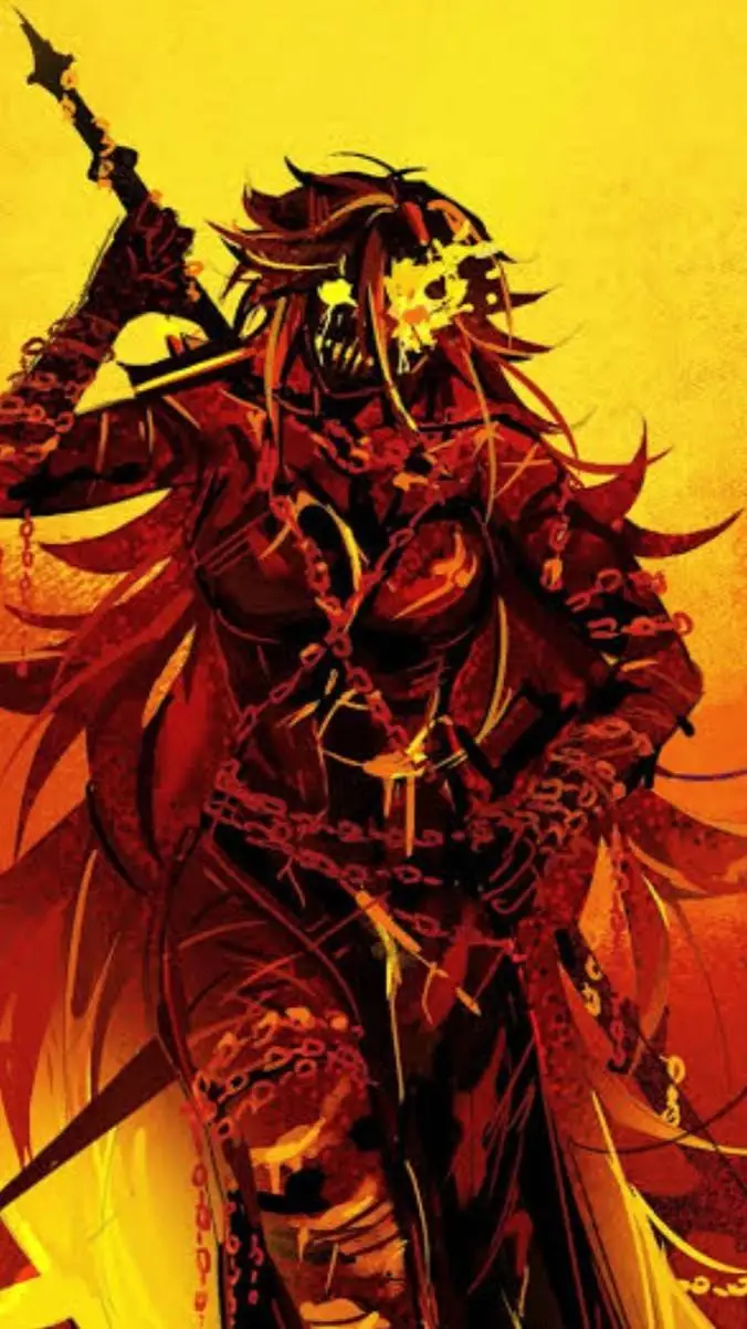 ai character: Female Slasher background