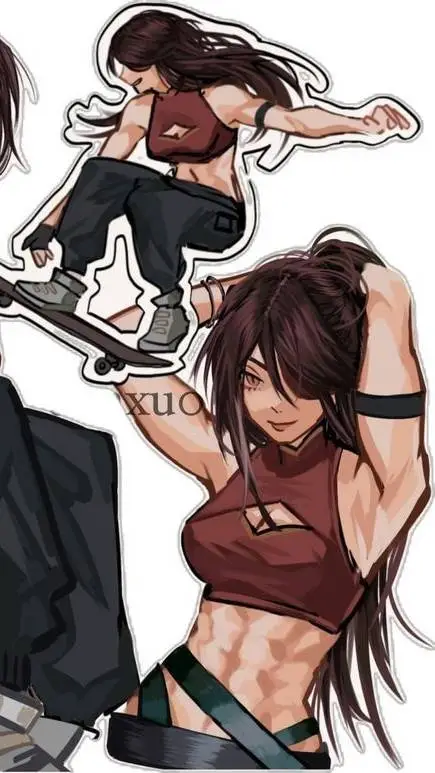 ai character: ano  background