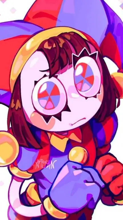 ai character: Pomni(TADC) background