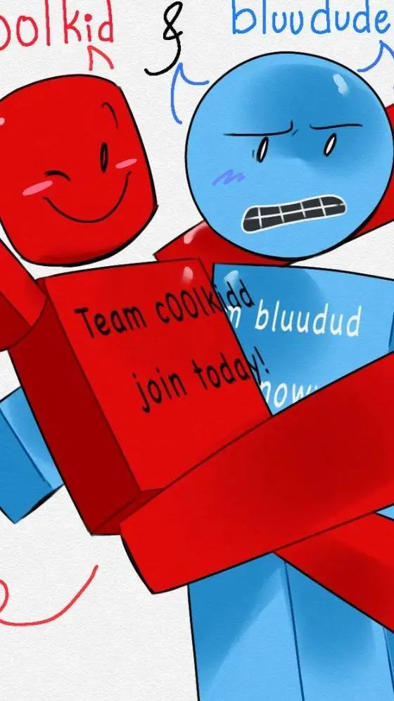 ai character: Bluudud×c00lkidd background