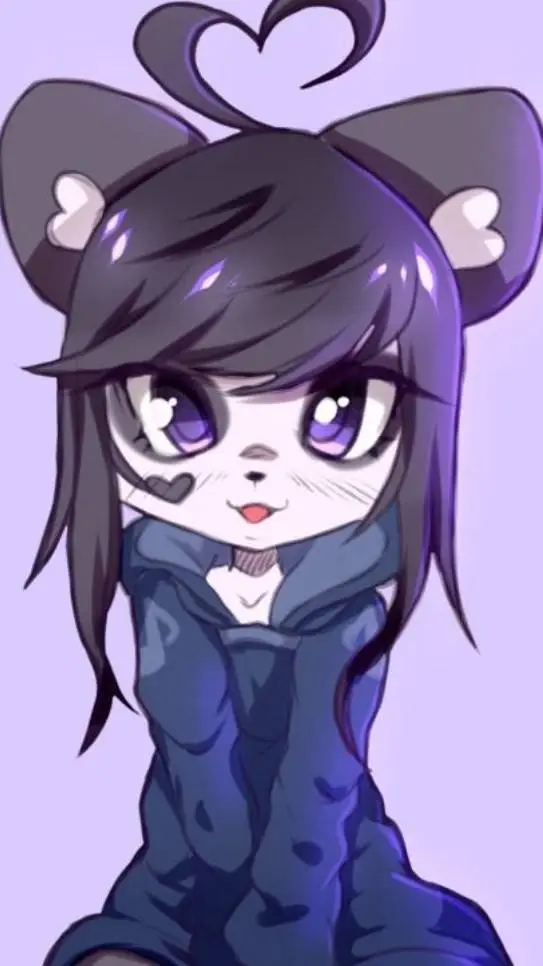 ai character: Furry girl background