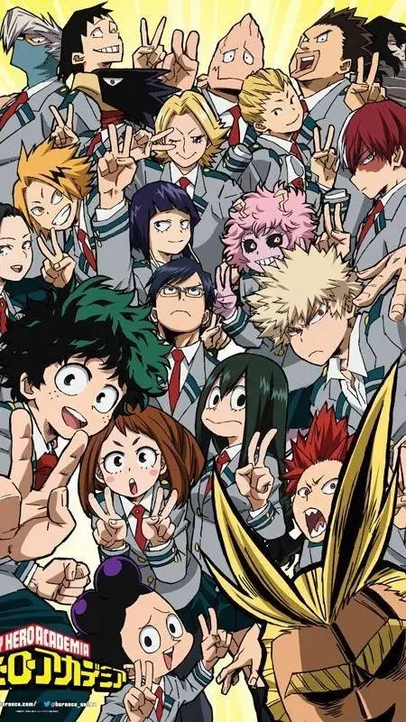 ai character: Mha x Your world  background