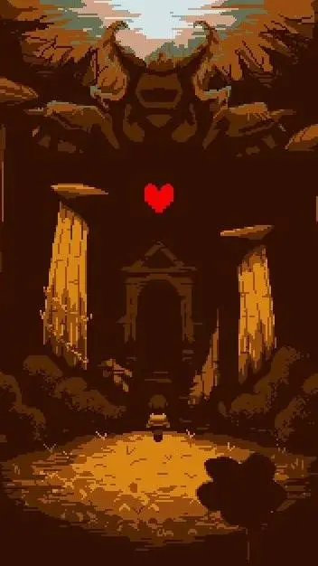 ai character: Es Undertale  background