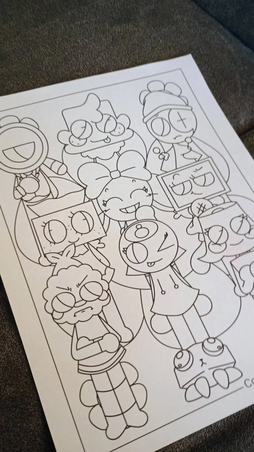 ai character: dandy's smiles background