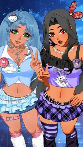 ai character: cinnamonroll love background