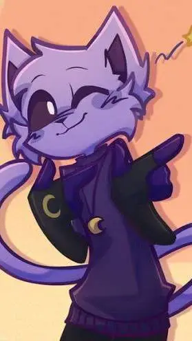 ai character: Catnap 🌙☪️ background