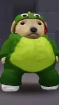 ai character: perro go go background