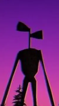 ai character: Siren head background