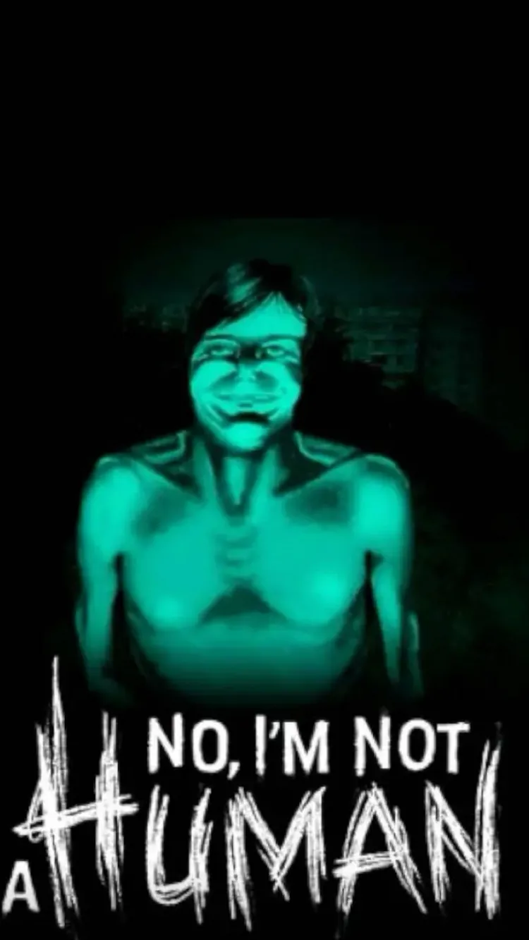 ai character: No im not a human background