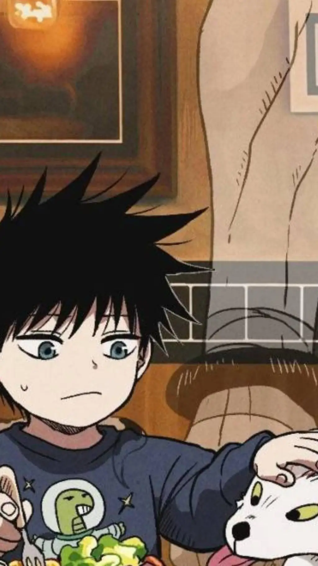 ai character: FREAKY MEGUMI background