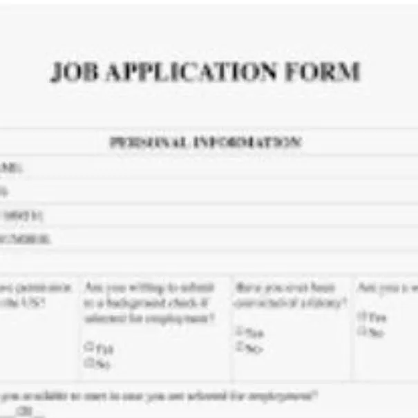 chat with ai character: JOB APPLICATION