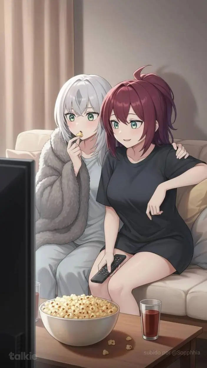 ai character: Lara y Nataly  background