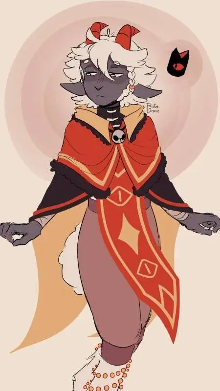 ai character: lamb background