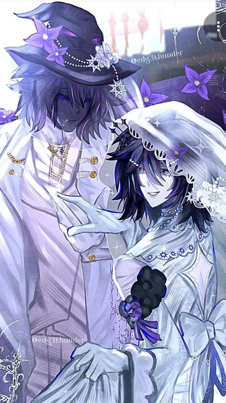 ai character: AZURETIME MARRIEDD background