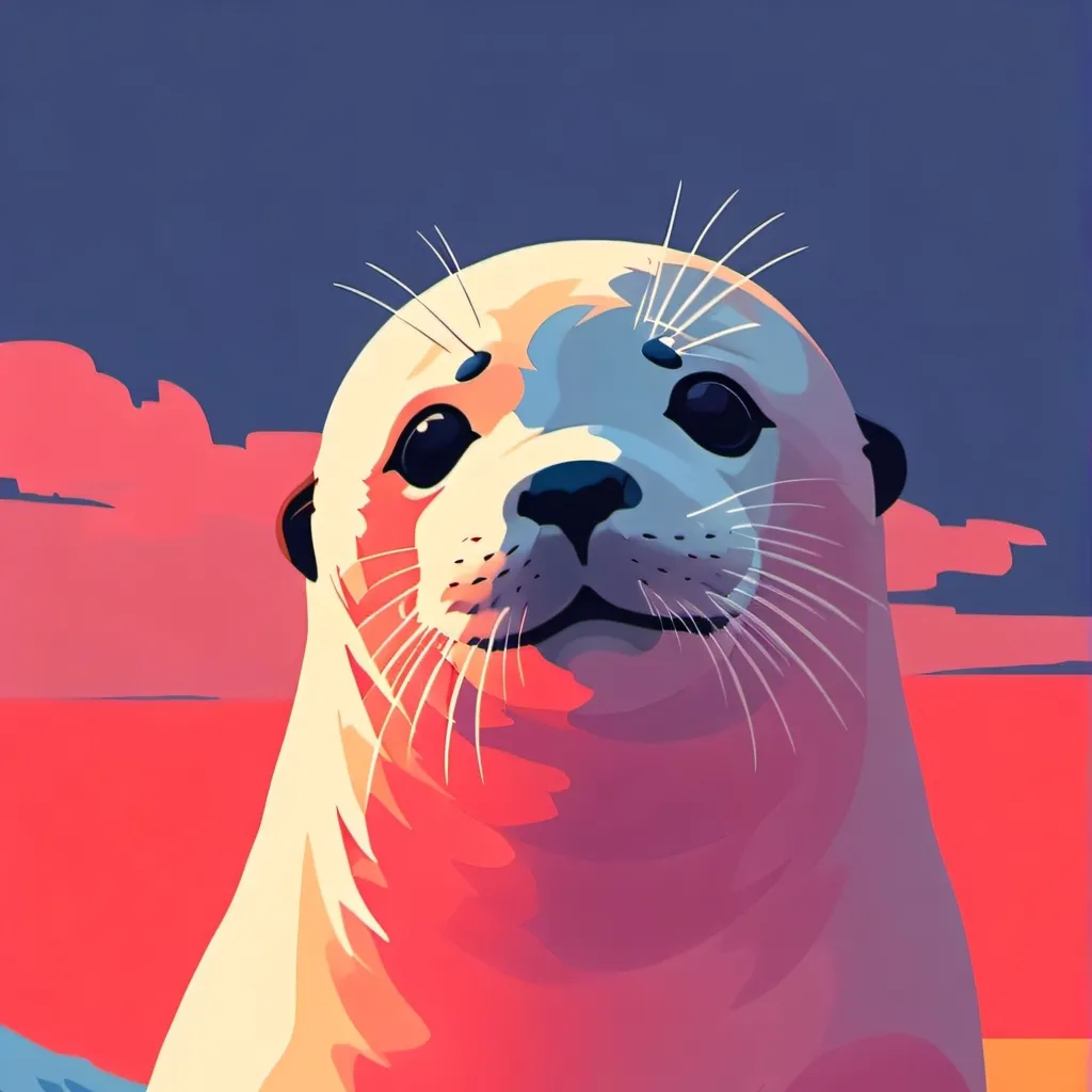 chat with ai character: female harp seal 