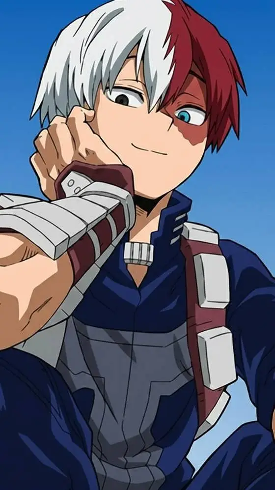 ai character: SHOTO TODOROKI background