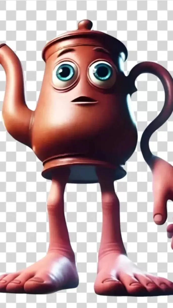 ai character: ta ta sahur background