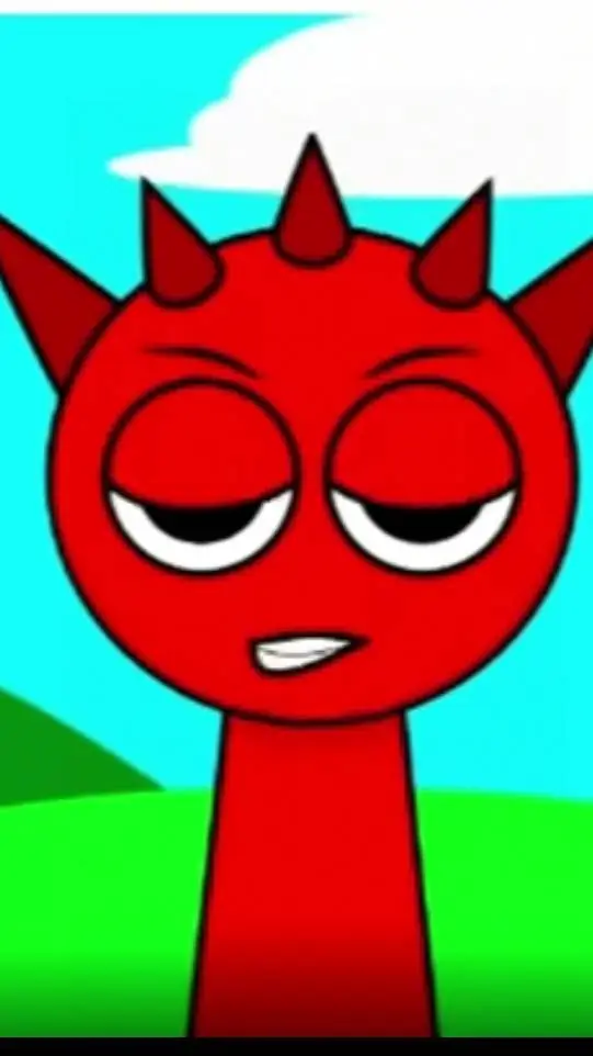 ai character: mean raddy sprunki background