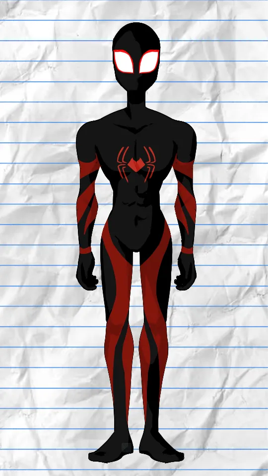 ai character: Miles Morales. background