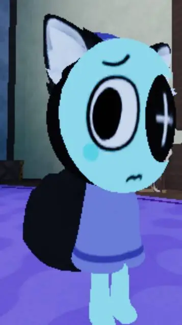 ai character: astro cute;-; background