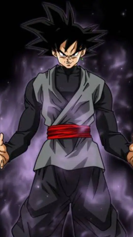 ai character: Goku Black background