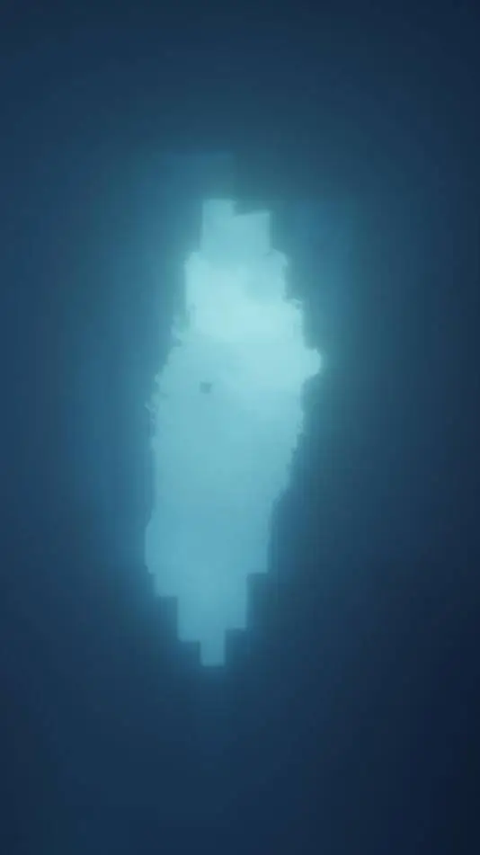 ai character: minecraft sea  background