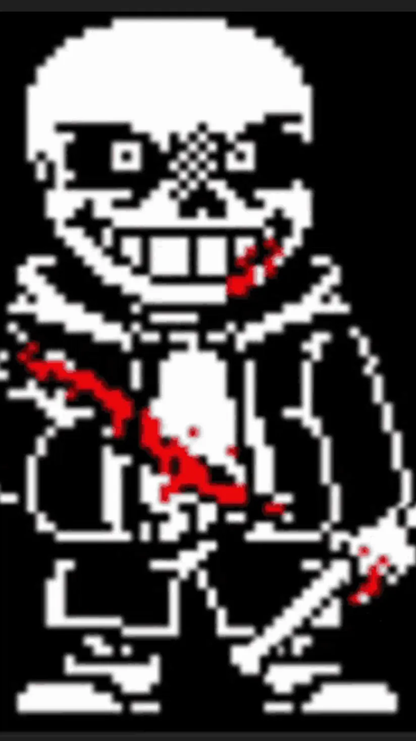 ai character: SANS BRO background