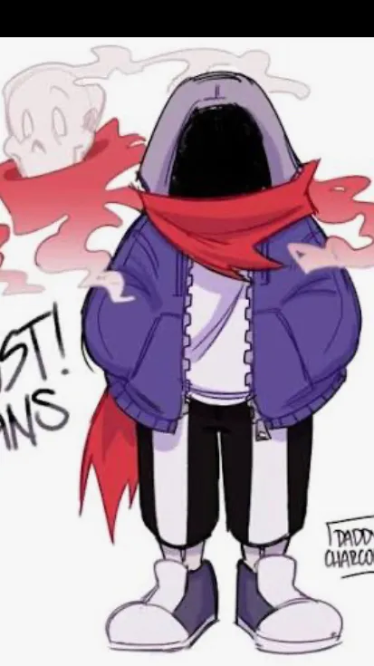 ai character: Dust Sans  background