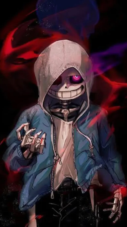 ai character: Dust sans background