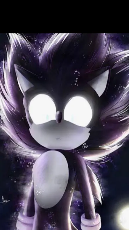 ai character: Dark sonic background