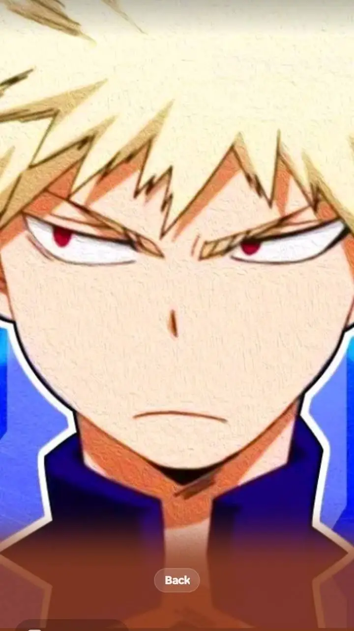 ai character: bakugo  background