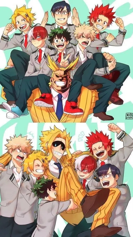 ai character: mha new student  background