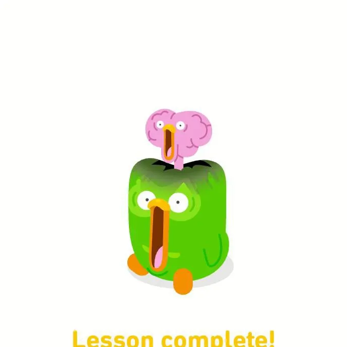 chat with ai character: Duolingo