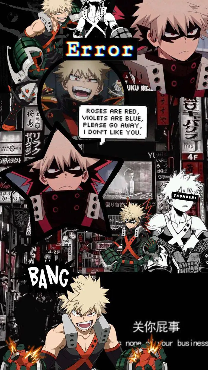 ai character: ✨💥bakugo 💥✨ background
