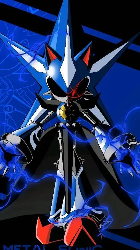 ai character: metal Sonic  background
