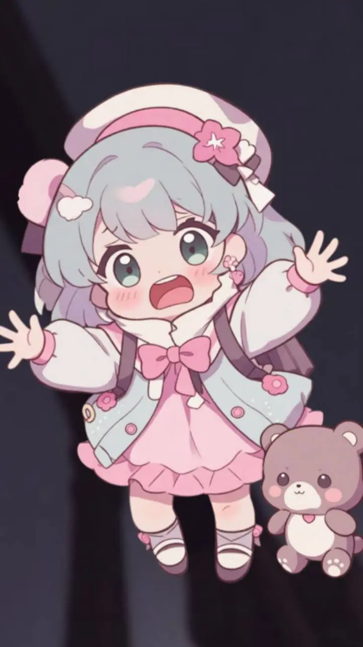 ai character: bebé tierna  background