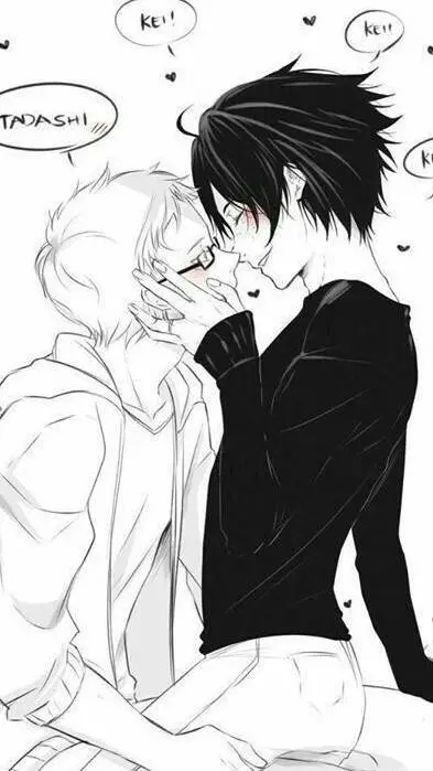 ai character: yamaguchi x tsukki background