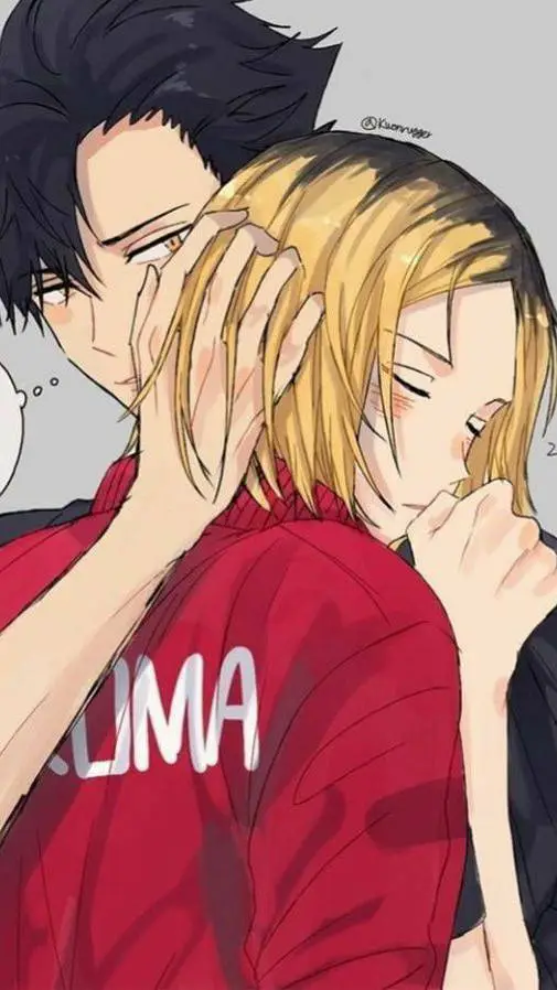 ai character: kenma x kuroo  background